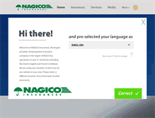 Tablet Screenshot of nagico.com